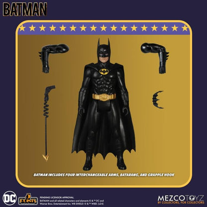 Batman: (1989): 5 Points: Batman: Action Figure - Mezco Action Figures