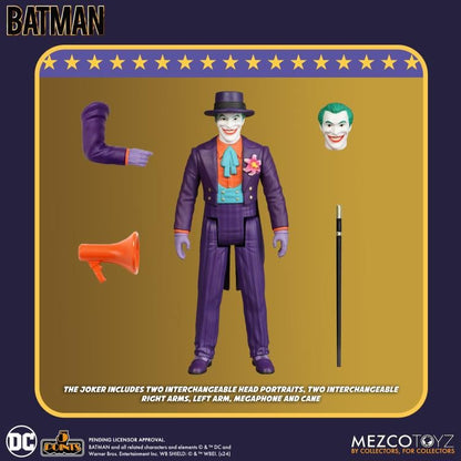 Batman: (1989): 5 Points Set Of 3 Action Figures - Mezco Action Figures