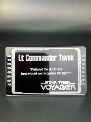 Name Plates: Compatible With Star Trek Voyager: Sixth Scale-Planet Action Figures