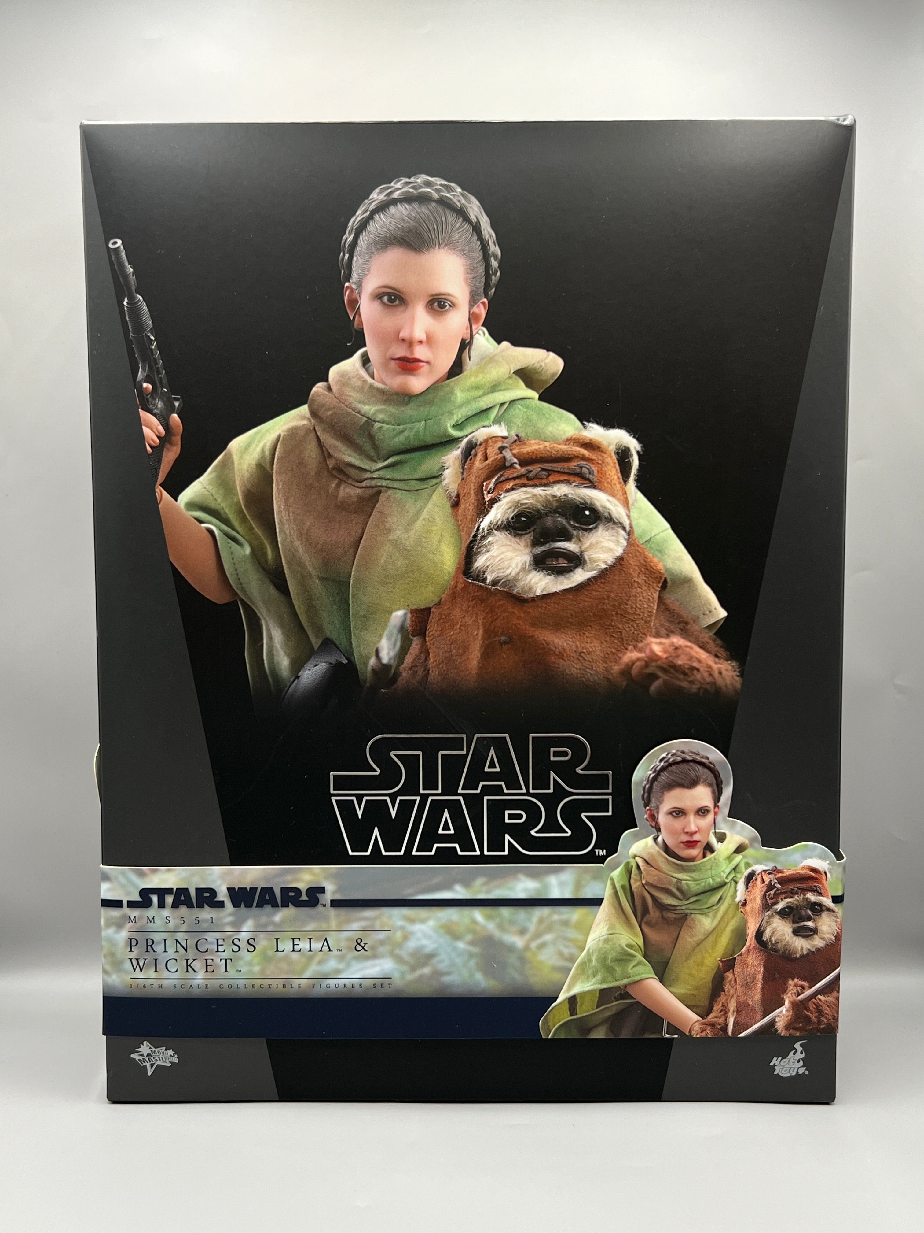 Ex Display: Leia & Wicket: Star Wars: Return Of The Jedi: Hot Toys Action Figure Hot Toys