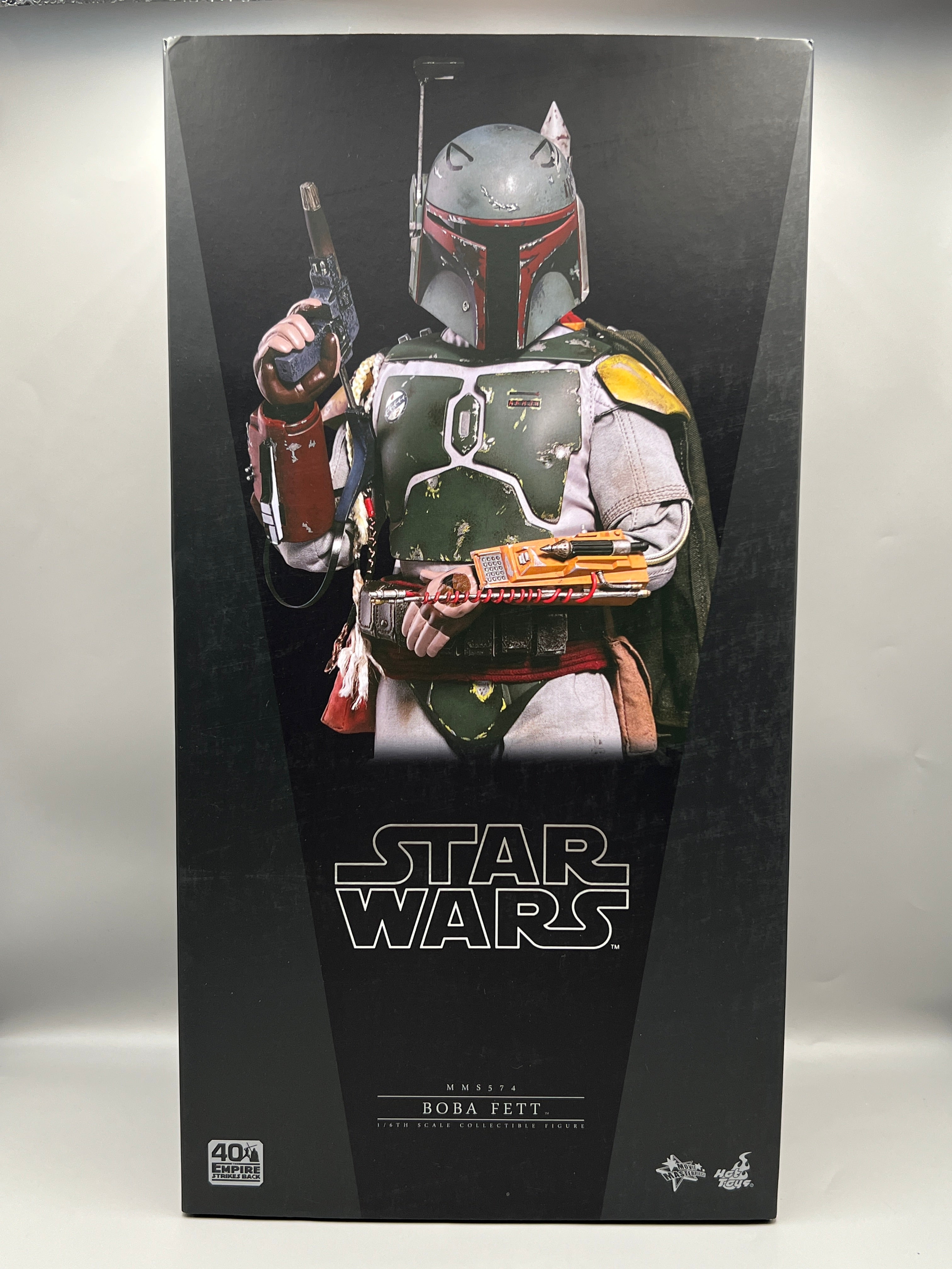 Ex Display: Boba Fett: MMS574: Star Wars: Return Of The Jedi: 40TH ANNIV: Hot Toys Action Figure Hot Toys