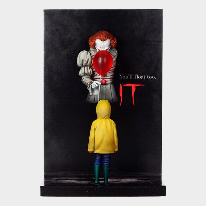 IT: 2017: Pennywise & George: 3d Poster & Figure: Sd Toys SDToys