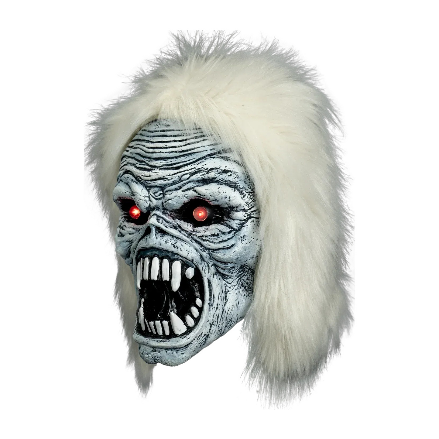 Iron Maiden: Eddie: Bass Beast Mask With Light Up Eyes: Vinyl Mask by Trick Or Treat – Mask, [scale], UK stockist Planet Action Figures
