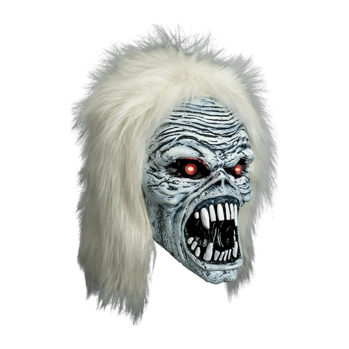 Iron Maiden: Eddie: Bass Beast Mask With Light Up Eyes: Vinyl Mask by Trick Or Treat – Mask, [scale], UK stockist Planet Action Figures