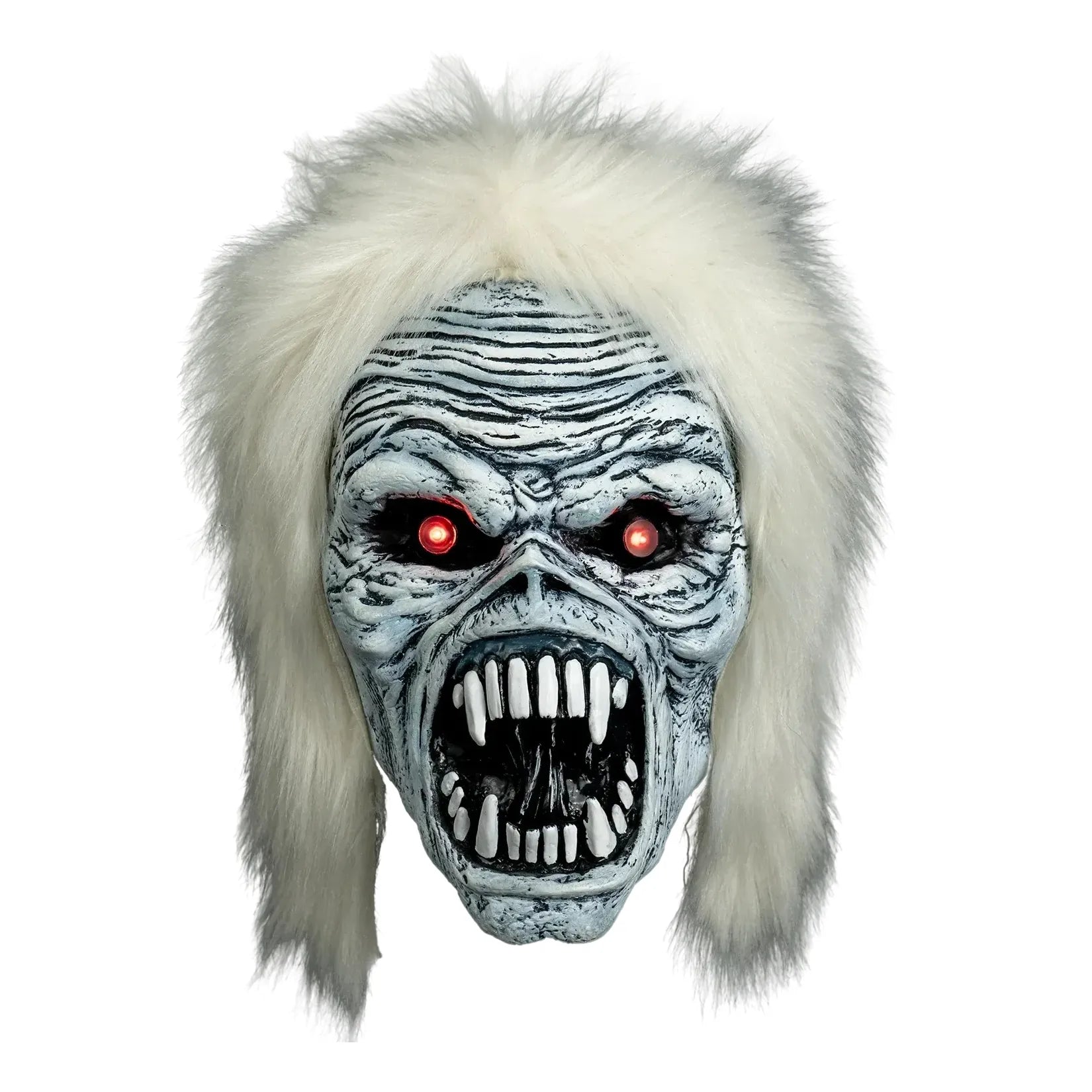 Iron Maiden: Eddie: Bass Beast Mask With Light Up Eyes: Vinyl Mask by Trick Or Treat – Mask, [scale], UK stockist Planet Action Figures
