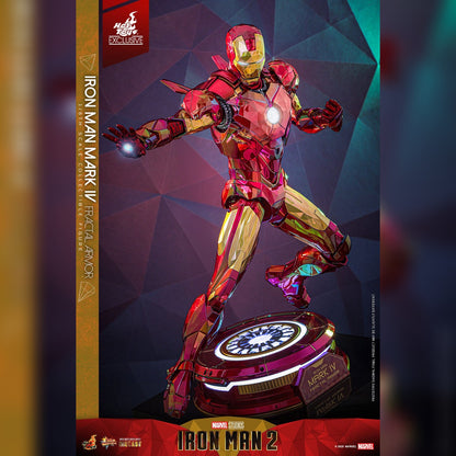 Iron Man 2: Iron Man Mark VI (Fractal Armor): Exclusive: 1/6th Action Figure - Hot Toys Action Figure