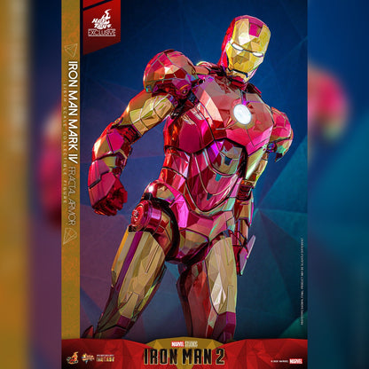 Iron Man 2: Iron Man Mark VI (Fractal Armor): Exclusive: 1/6th Action Figure - Hot Toys Action Figure