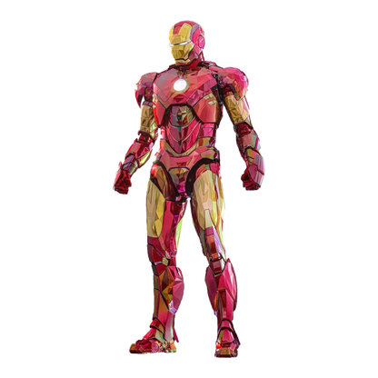 Iron Man 2: Iron Man Mark VI (Fractal Armor): Exclusive: 1/6th Action Figure - Hot Toys Action Figures