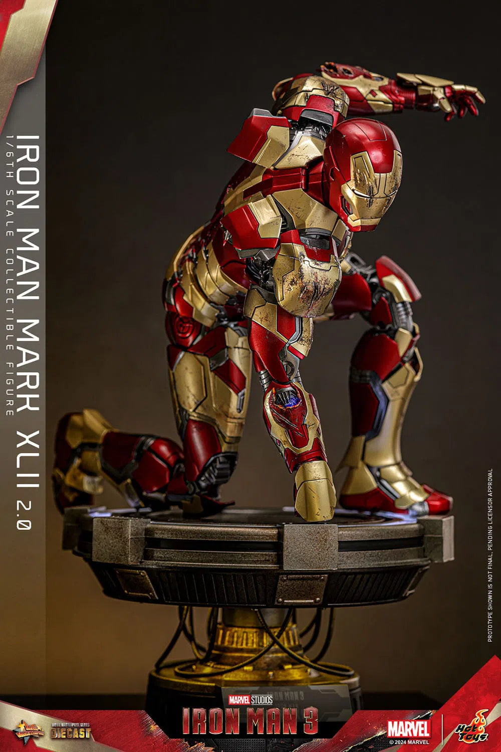 Iron Man 3: Iron Man Mark XLII (2.0): Deluxe: Marvel: Diecast: Hot Toys Hot Toys