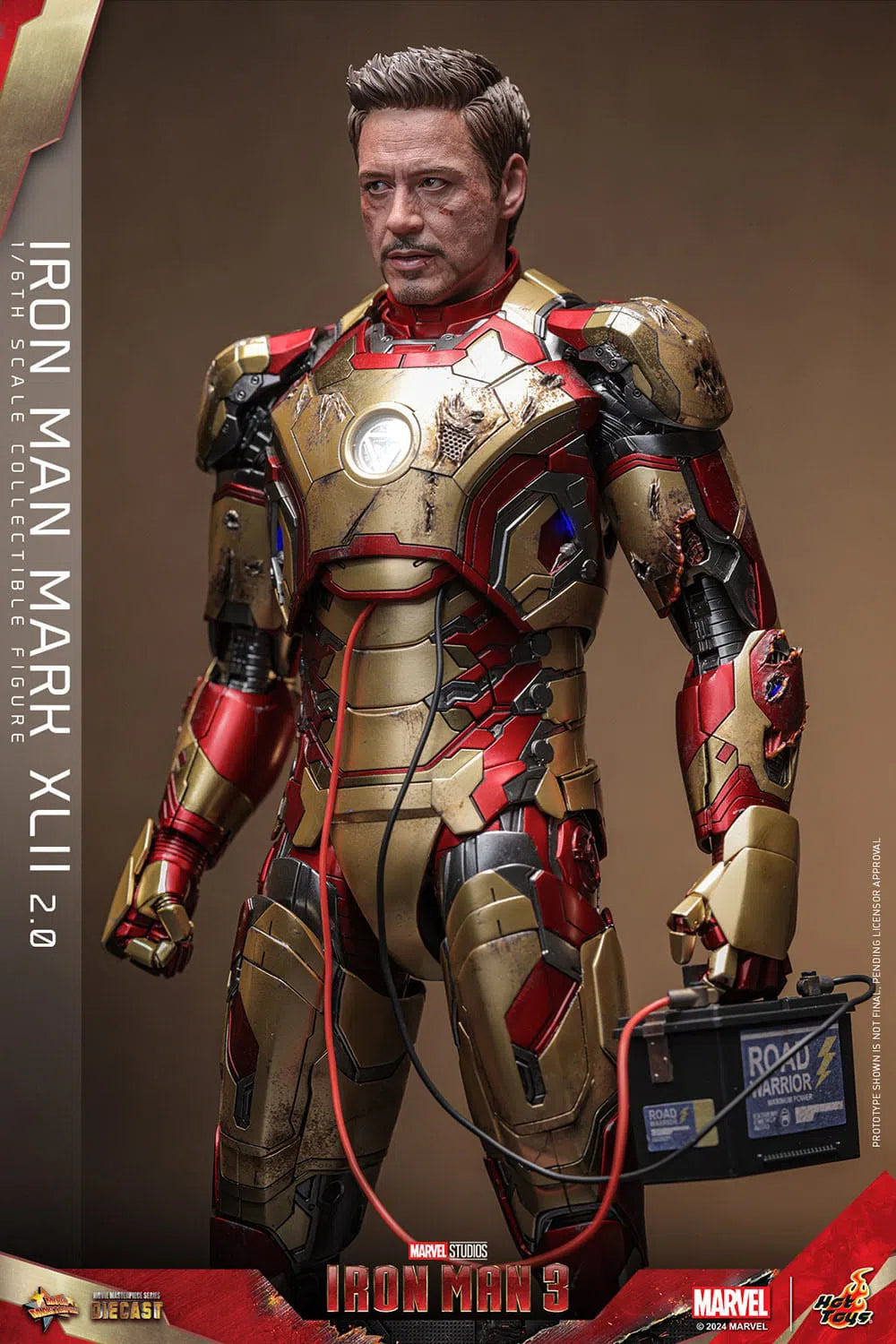 Iron Man 3: Iron Man Mark XLII (2.0): Deluxe: Marvel: Diecast: Hot Toys Hot Toys