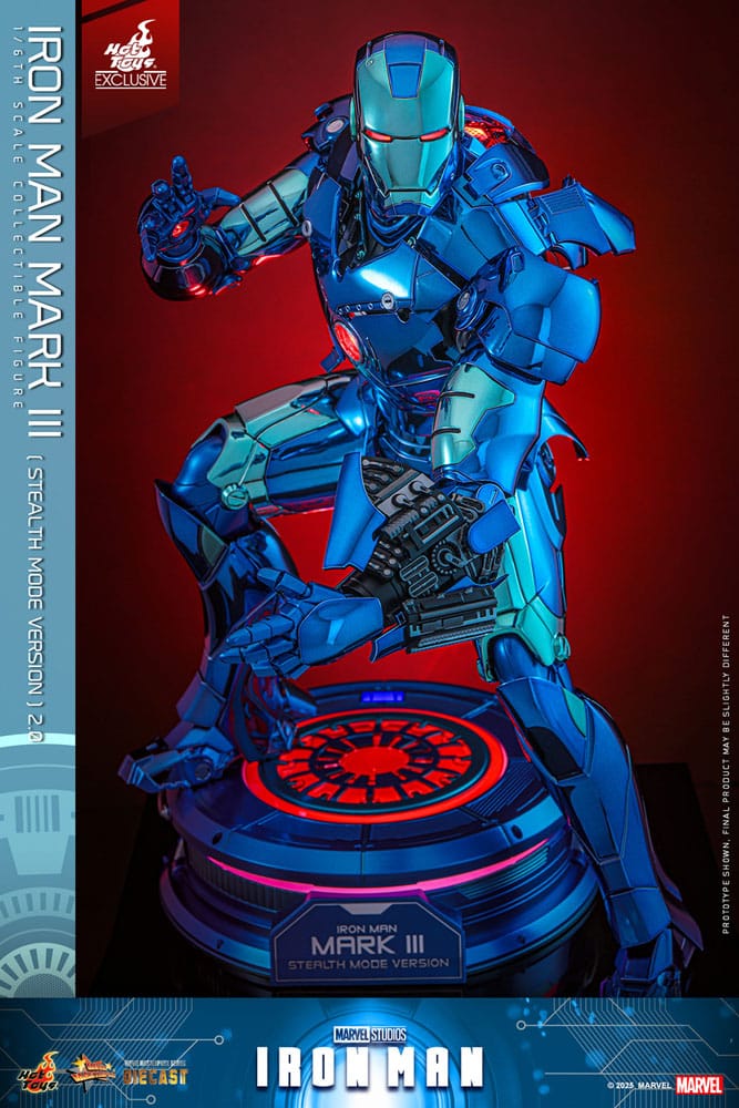 Iron Man: Iron Man Mark III (Stealth Mode Ver.) 2.0: Hot Toys Exclusive: 1/6 - Hot Toys Action Figures