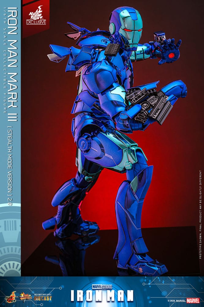 Iron Man: Iron Man Mark III (Stealth Mode Ver.) 2.0: Hot Toys Exclusive: 1/6 - Hot Toys Action Figures