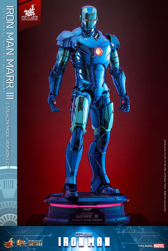Iron Man: Iron Man Mark III (Stealth Mode Ver.) 2.0: Hot Toys Exclusive: 1/6 - Hot Toys Action Figures