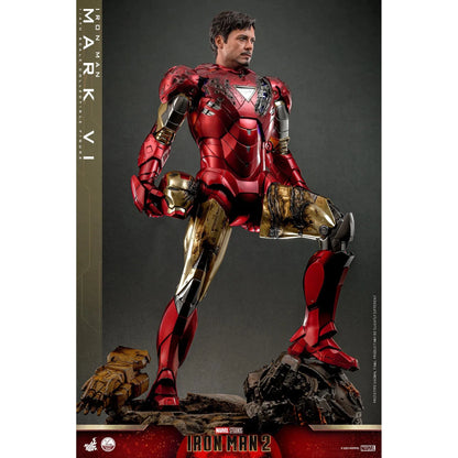 Iron Man MK VI: Iron Man 2: Marvel: Quarter Scale - Hot Toys Action Figure
