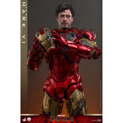 Iron Man MK VI: Iron Man 2: Marvel: Quarter Scale - Hot Toys Action Figure