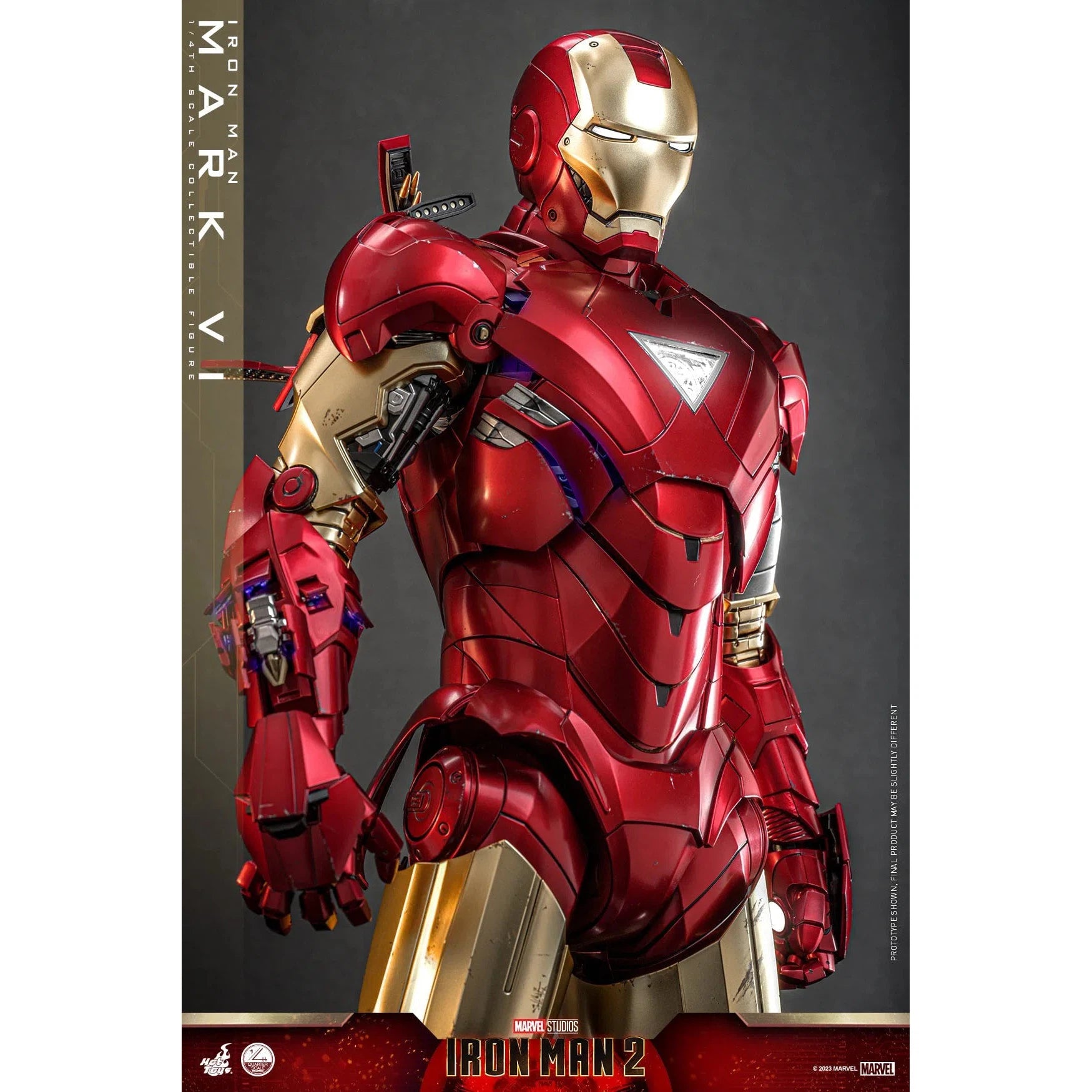 Iron Man MK VI: Iron Man 2: Marvel: Quarter Scale Hot Toys