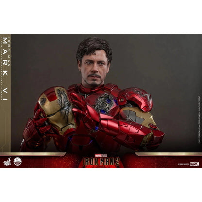 Iron Man MK VI: Iron Man 2: Marvel: Quarter Scale - Hot Toys Action Figure