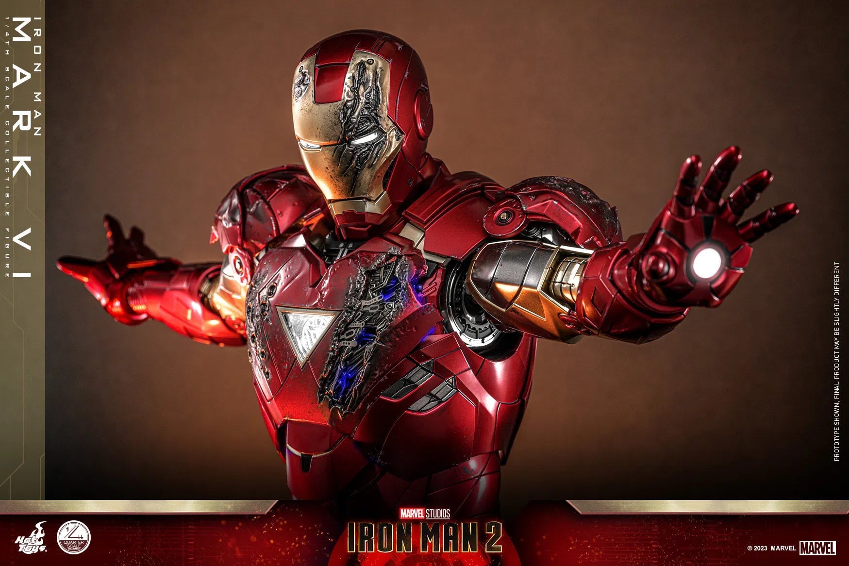 Iron Man MK VI: Iron Man 2: Marvel: Quarter Scale Hot Toys