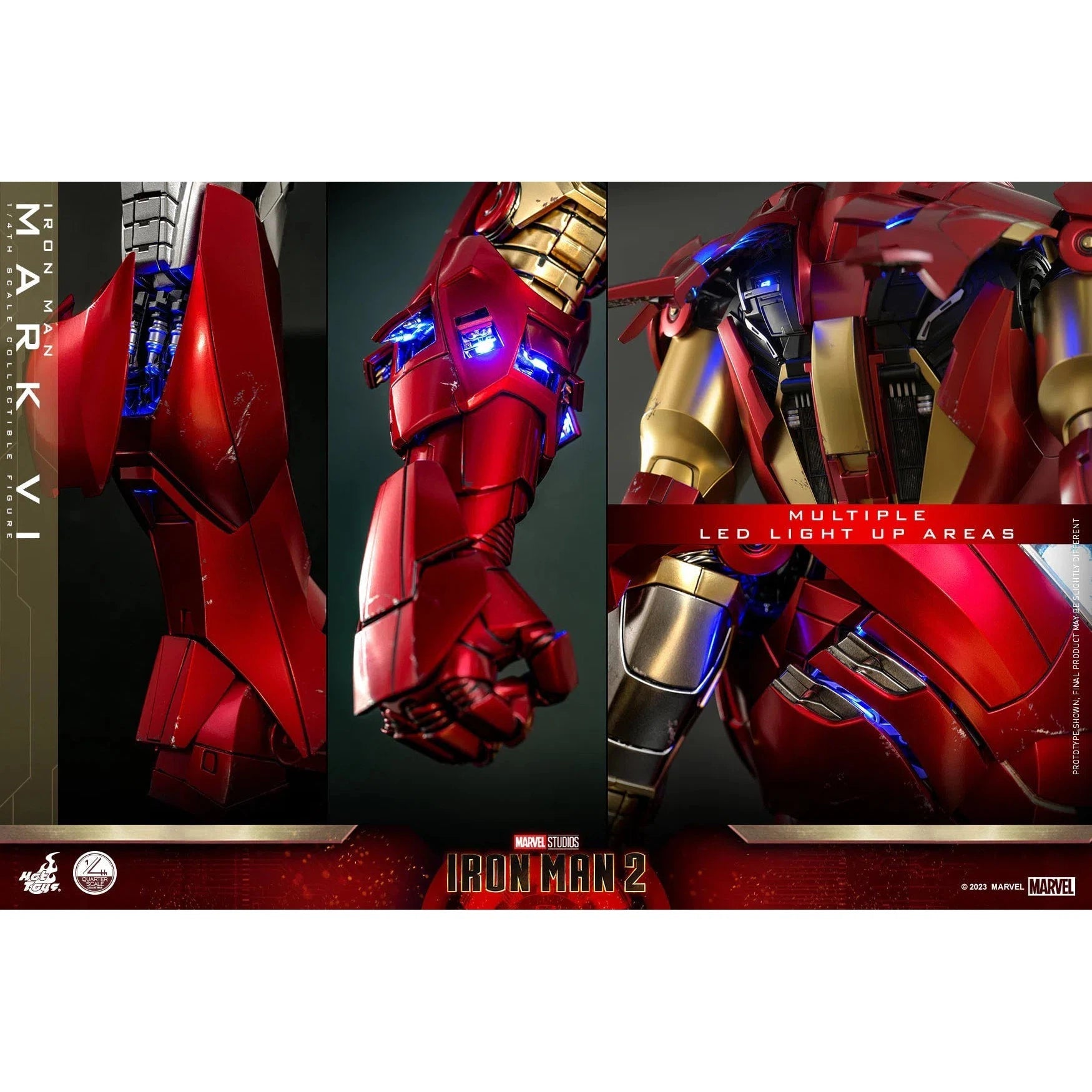 Iron Man MK VI: Iron Man 2: Marvel: Quarter Scale Hot Toys