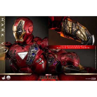 Iron Man MK VI: Iron Man 2: Marvel: Quarter Scale - Hot Toys Action Figure