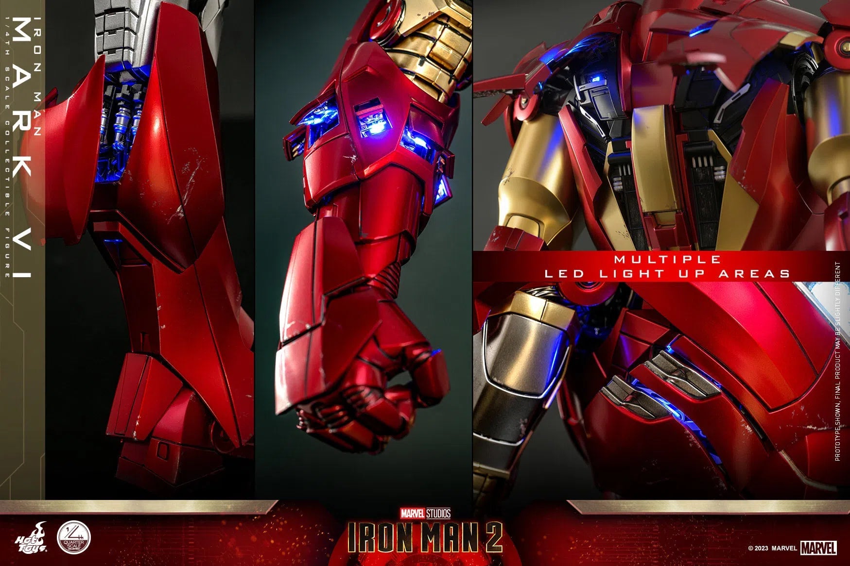 Iron Man MK VI: Iron Man 2: Marvel: Quarter Scale Hot Toys