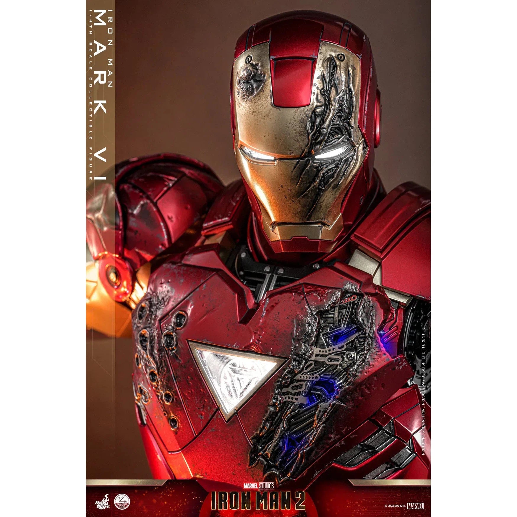 Iron Man MK VI: Iron Man 2: Marvel: Quarter Scale Hot Toys