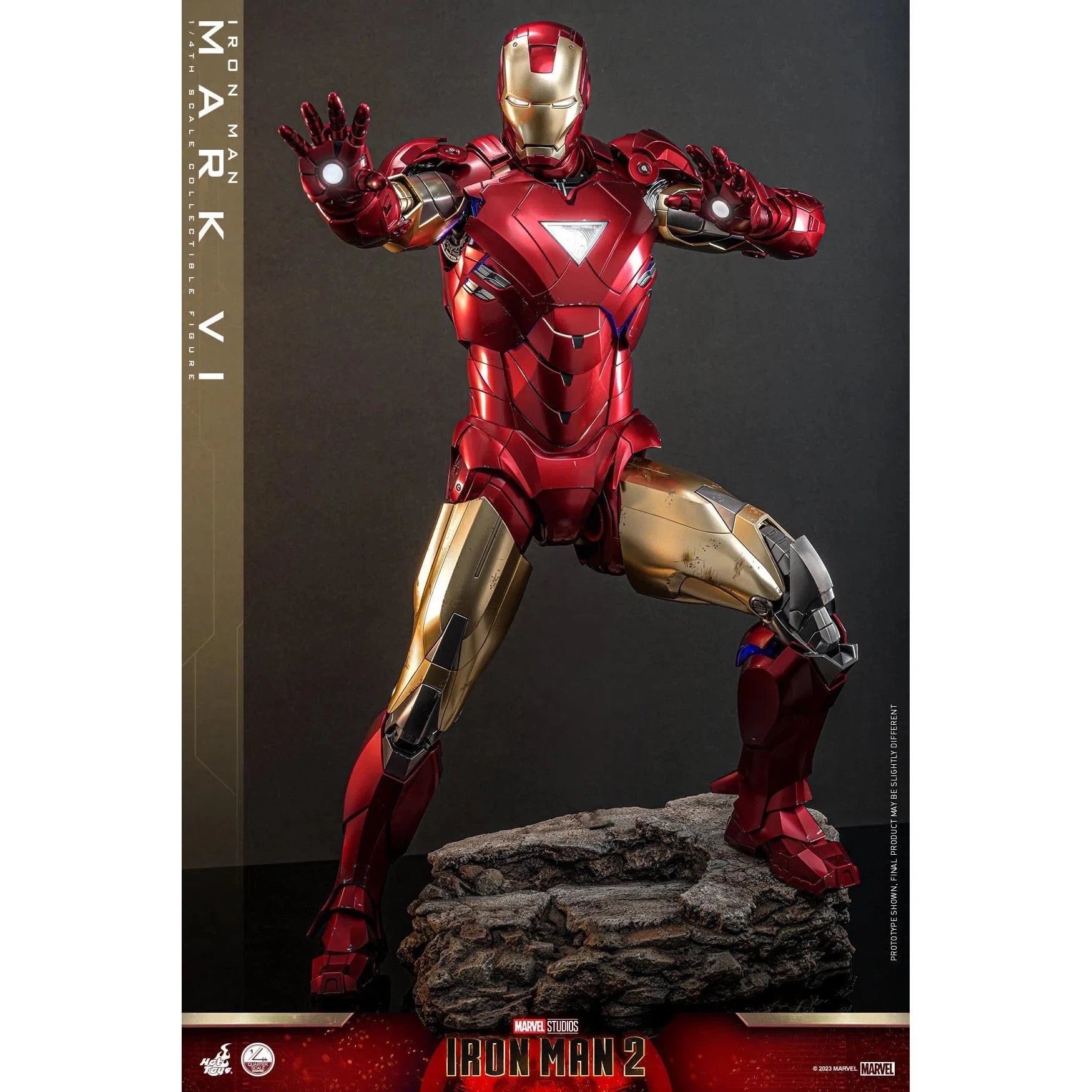 Iron Man MK VI: Iron Man 2: Marvel: Quarter Scale Hot Toys