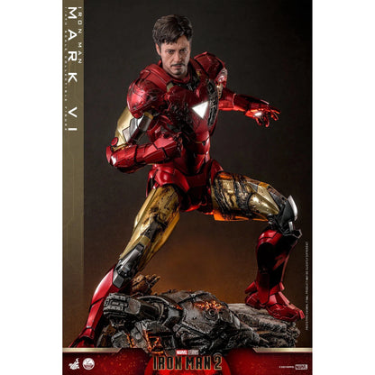 Iron Man MK VI: Iron Man 2: Marvel: Quarter Scale - Hot Toys Action Figure