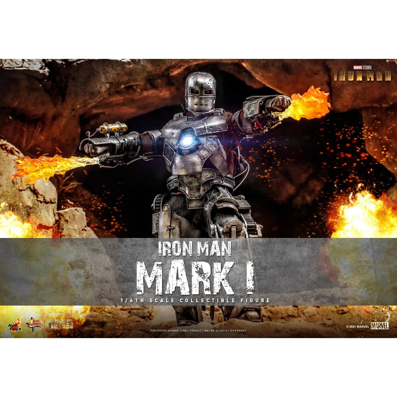 Iron Man: MK1: Iron Man 1: Diecast: Marvel: MMS605D40 Hot Toys