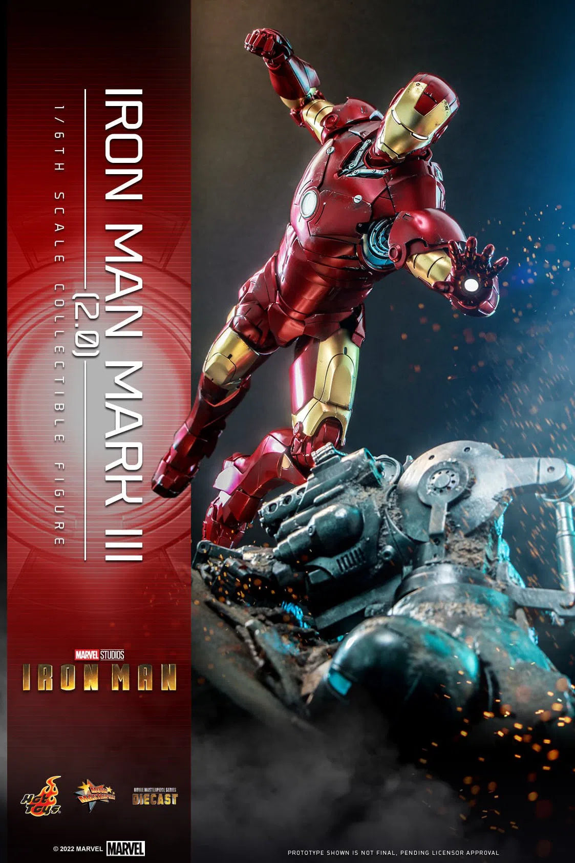 Iron Man MKIII 2.0: Iron Man: MMS664D48 Hot Toys