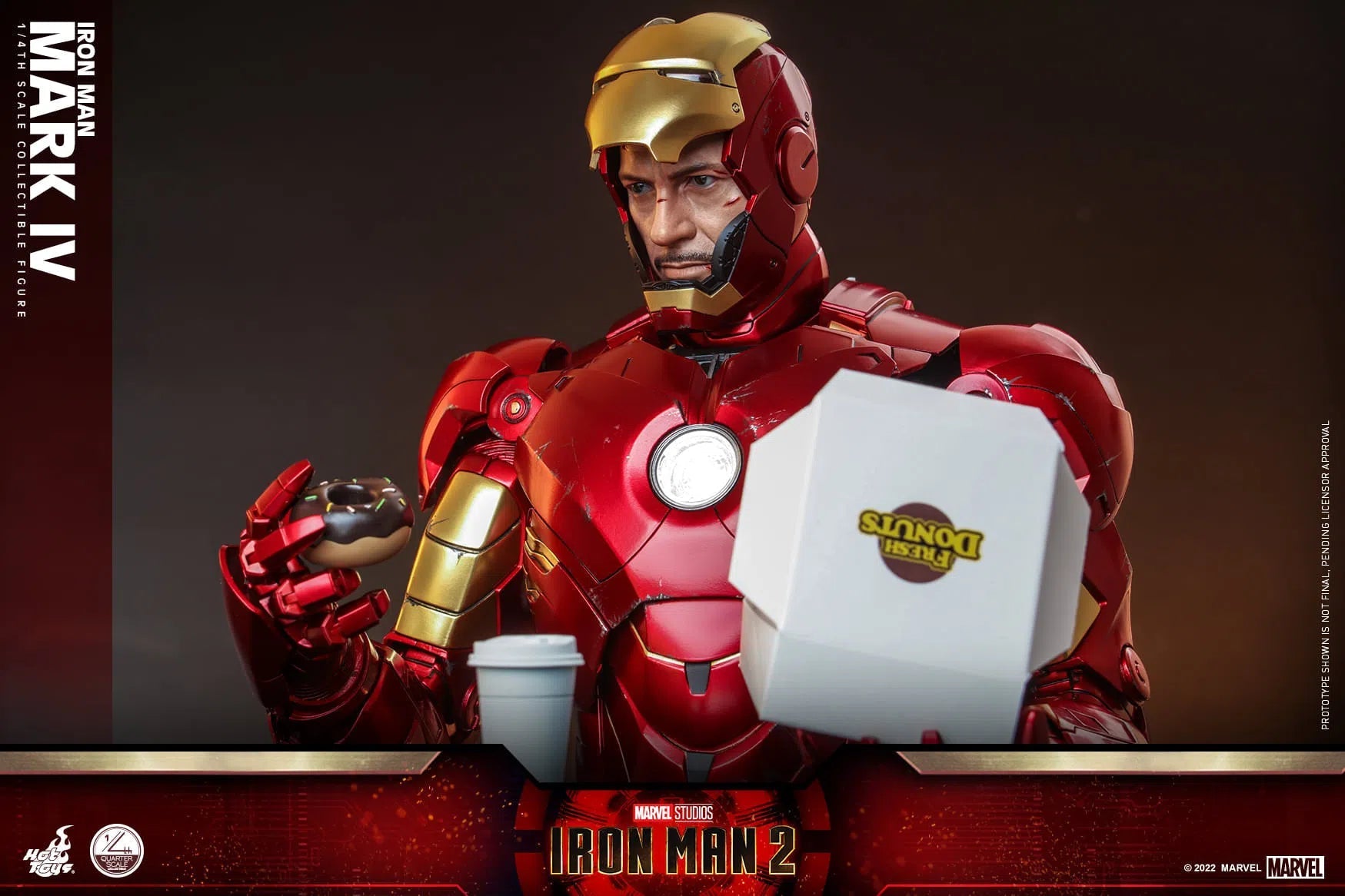 Iron Man: MKIV: Iron Man 2: Marvel: Quarter Scale: QS020 Hot Toys