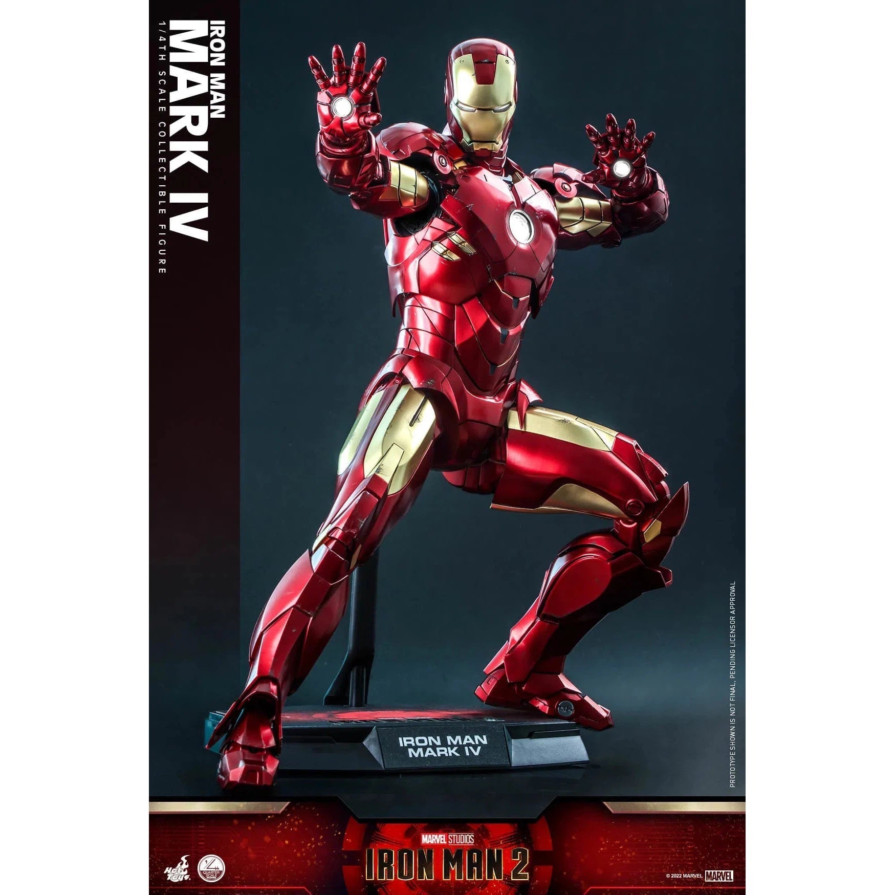 Iron Man: MKIV: Iron Man 2: Marvel: Quarter Scale: QS020 Hot Toys