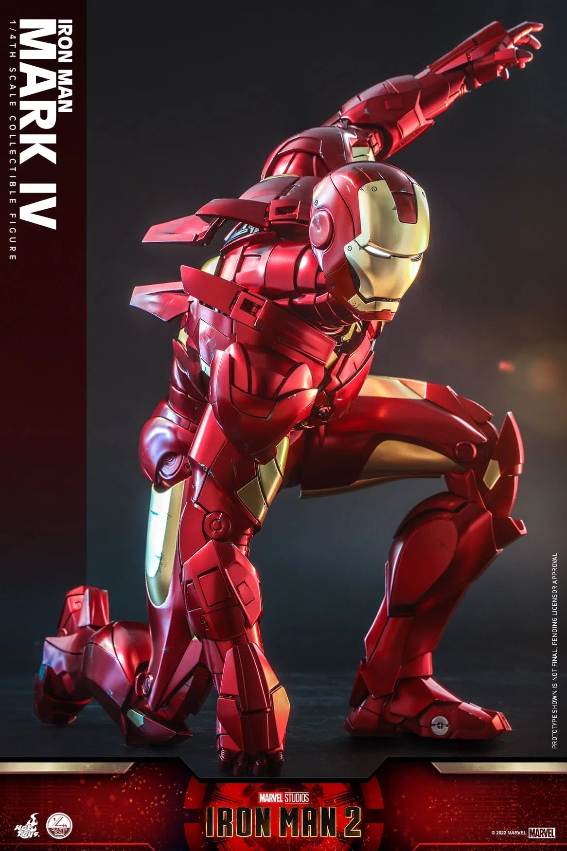 Iron Man: MKIV: Iron Man 2: Marvel: Quarter Scale: QS020 Hot Toys