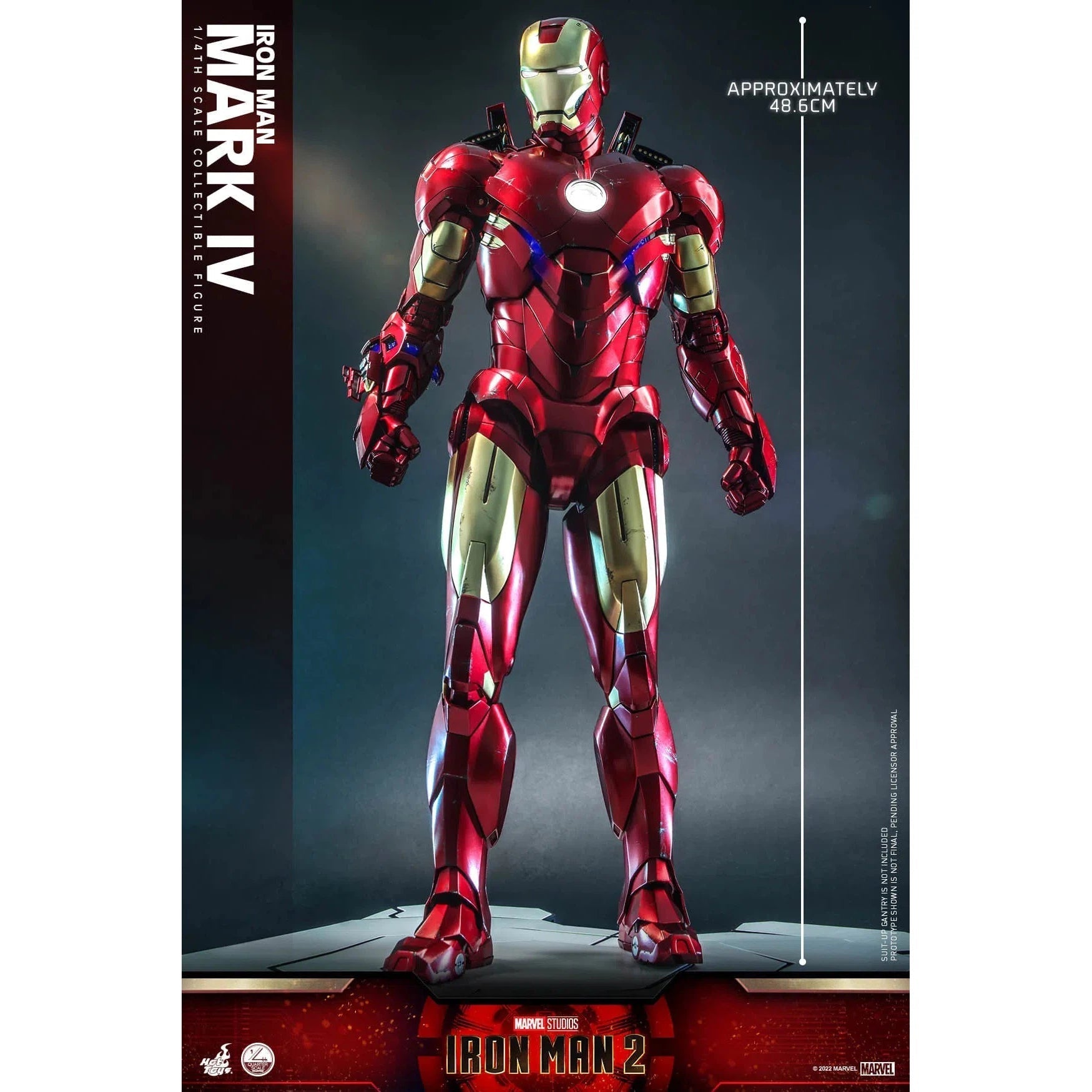 Iron Man: MKIV: Iron Man 2: Marvel: Quarter Scale: QS020 Hot Toys