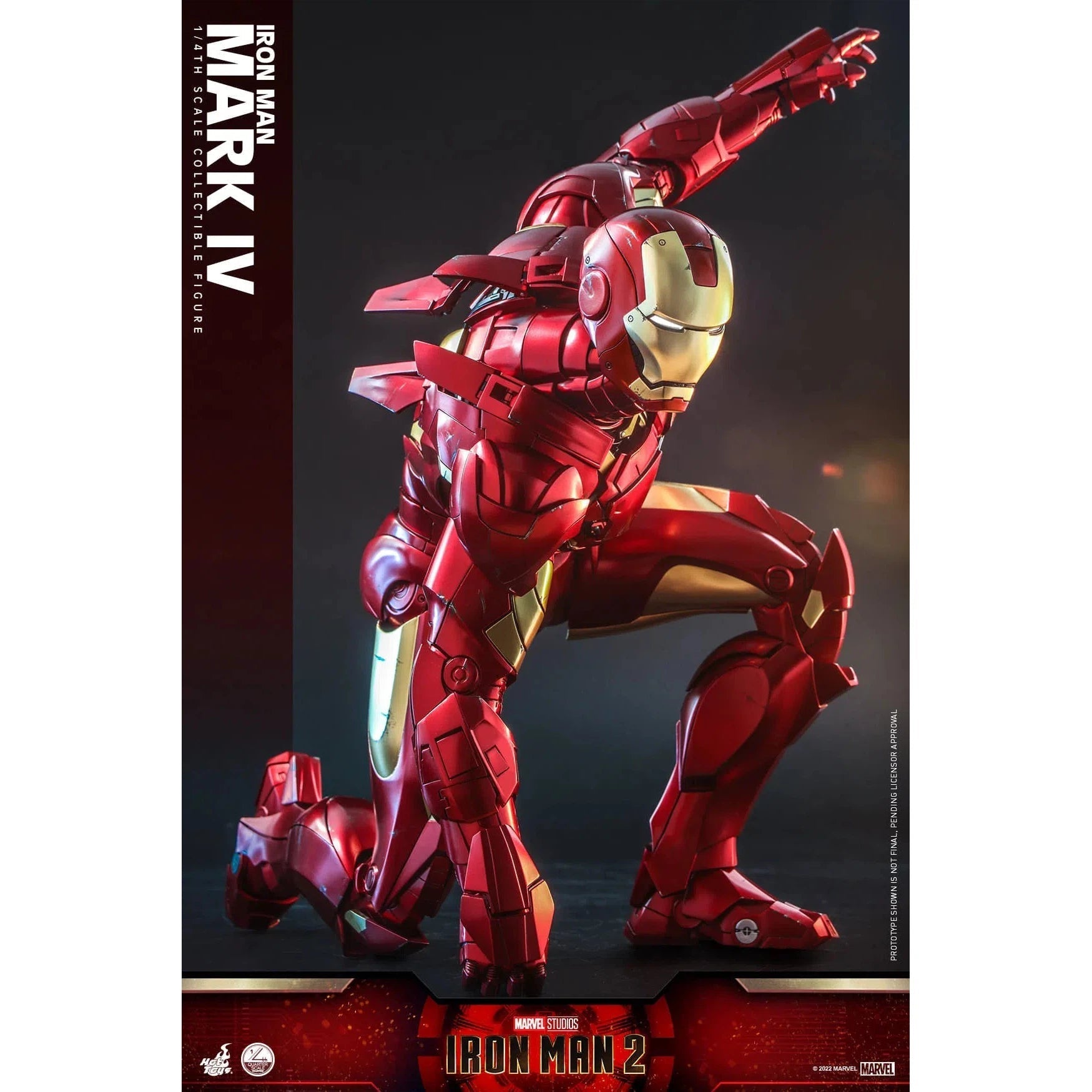 Iron Man: MKIV: Iron Man 2: Marvel: Quarter Scale: QS020 Hot Toys