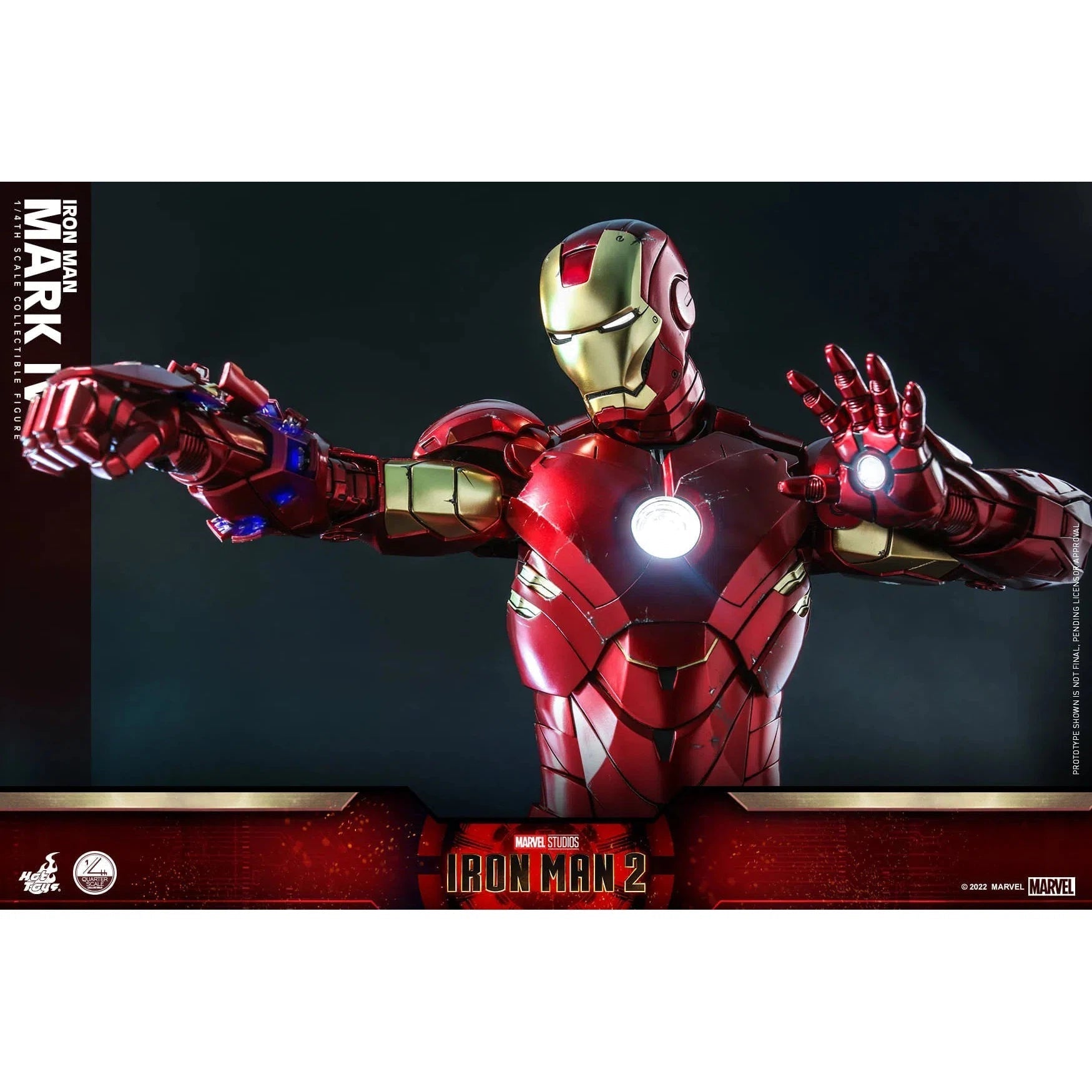 Iron Man: MKIV: Iron Man 2: Marvel: Quarter Scale: QS020 Hot Toys