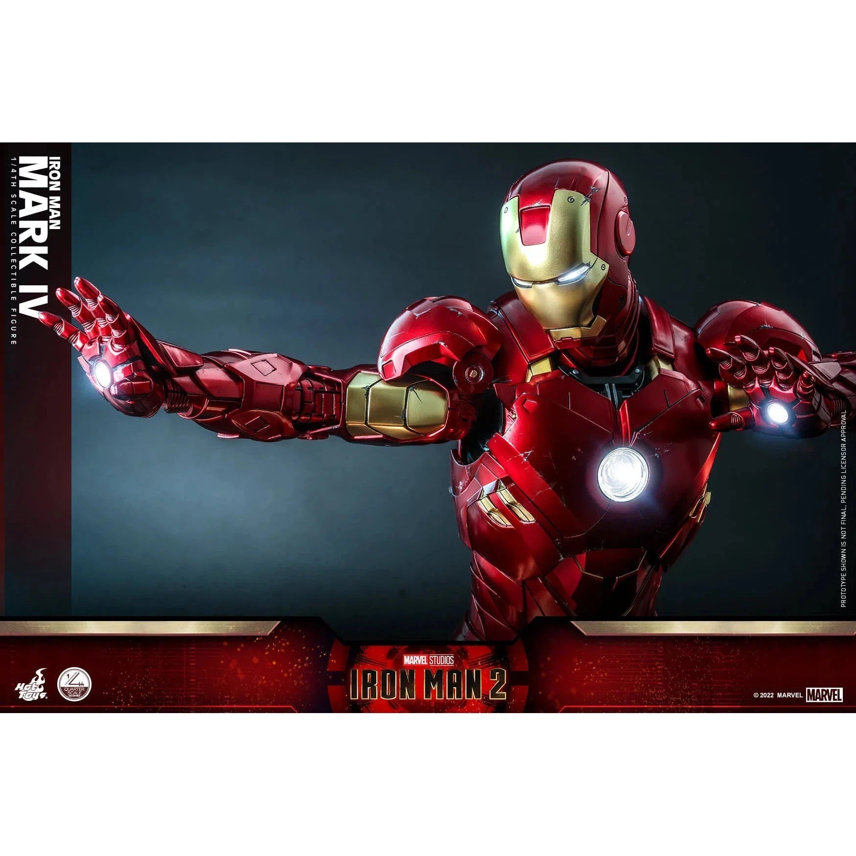 Iron Man: MKIV: Iron Man 2: Marvel: Quarter Scale: QS020 Hot Toys