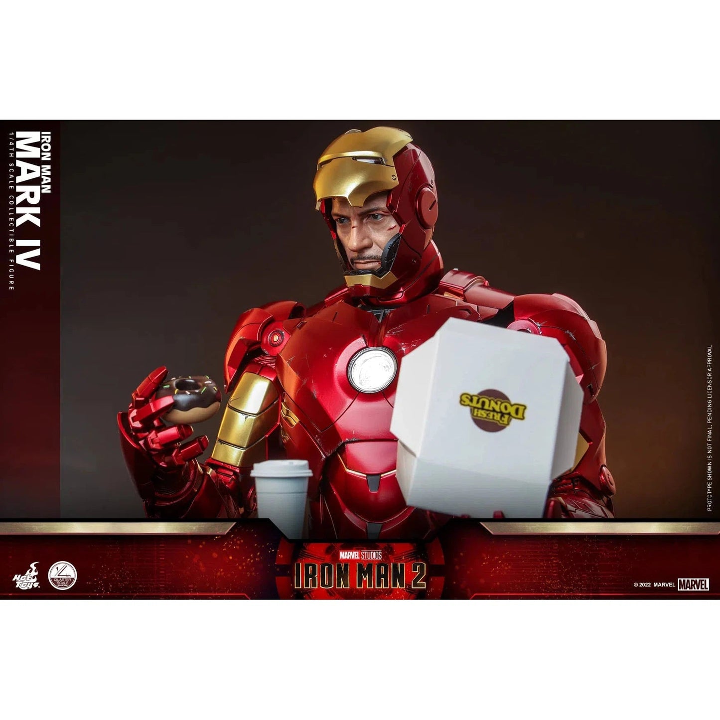 Iron Man: MKIV: Iron Man 2: Marvel: Quarter Scale: QS020 Hot Toys