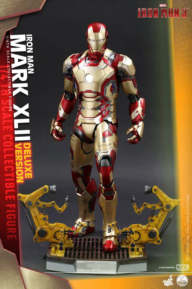Iron Man: MKXLII Deluxe Version: Iron Man 3: QS008: Marvel: Reissue Hot Toys