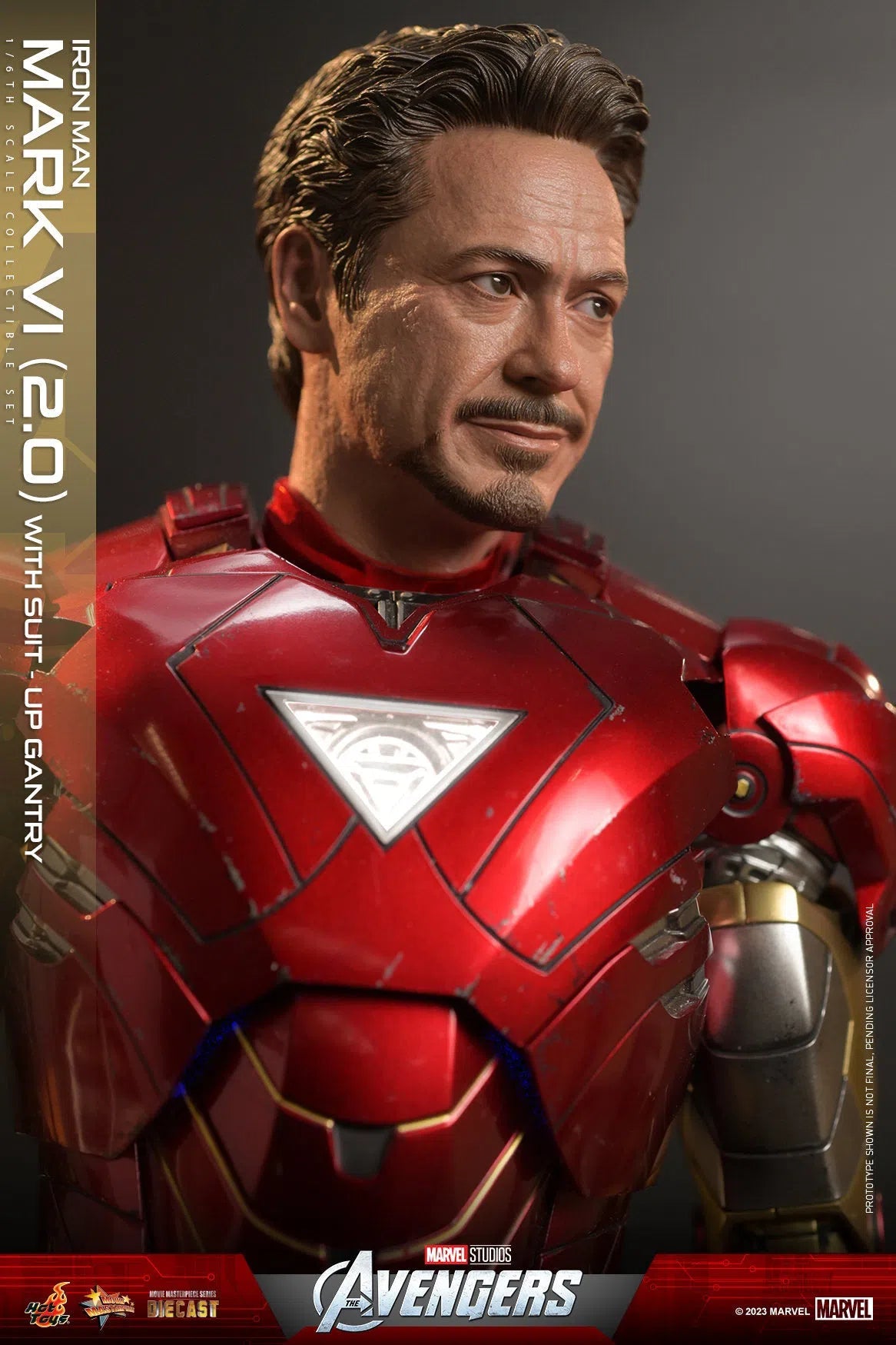 Iron Man: Mark VI (2.0): With Suit Up Gantry: Marvel: MMS688D53 Hot Toys