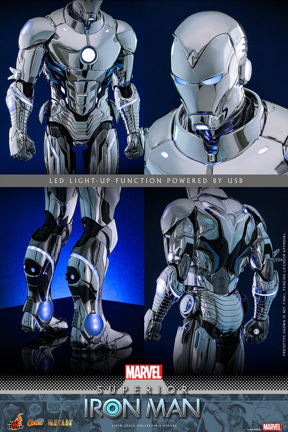 Iron Man: Superior Iron Man: 1/6th Action Figure: Hot Toys Hot Toys