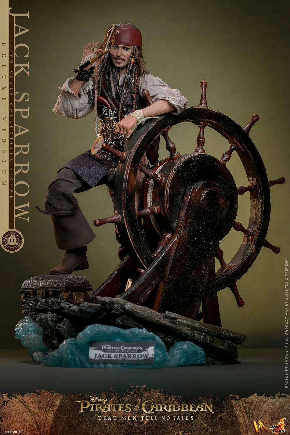 Jack Sparrow: Pirates Of The Caribbean: Dead Men Tell No Tales: Deluxe: Sixth Scale: DX38 Hot Toys