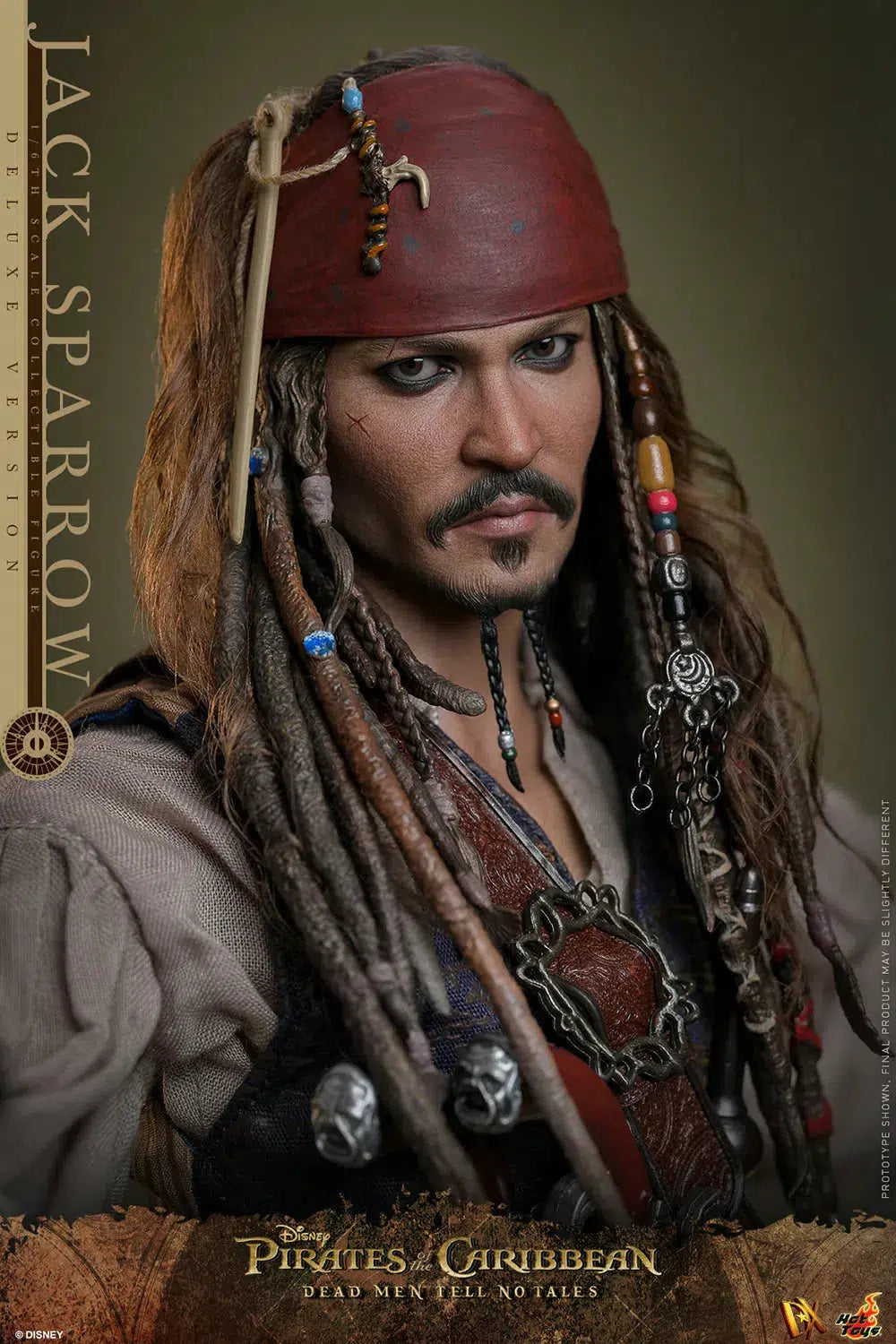 Jack Sparrow: Pirates Of The Caribbean: Dead Men Tell No Tales: Deluxe: Sixth Scale: DX38 Hot Toys