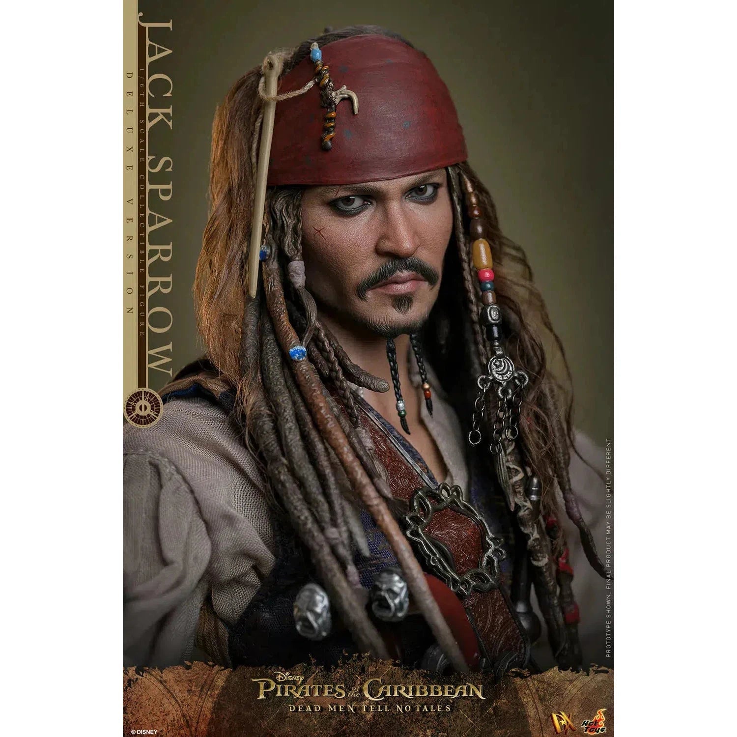 Jack Sparrow: Pirates Of The Caribbean: Dead Men Tell No Tales: Deluxe: Sixth Scale: DX38 Hot Toys