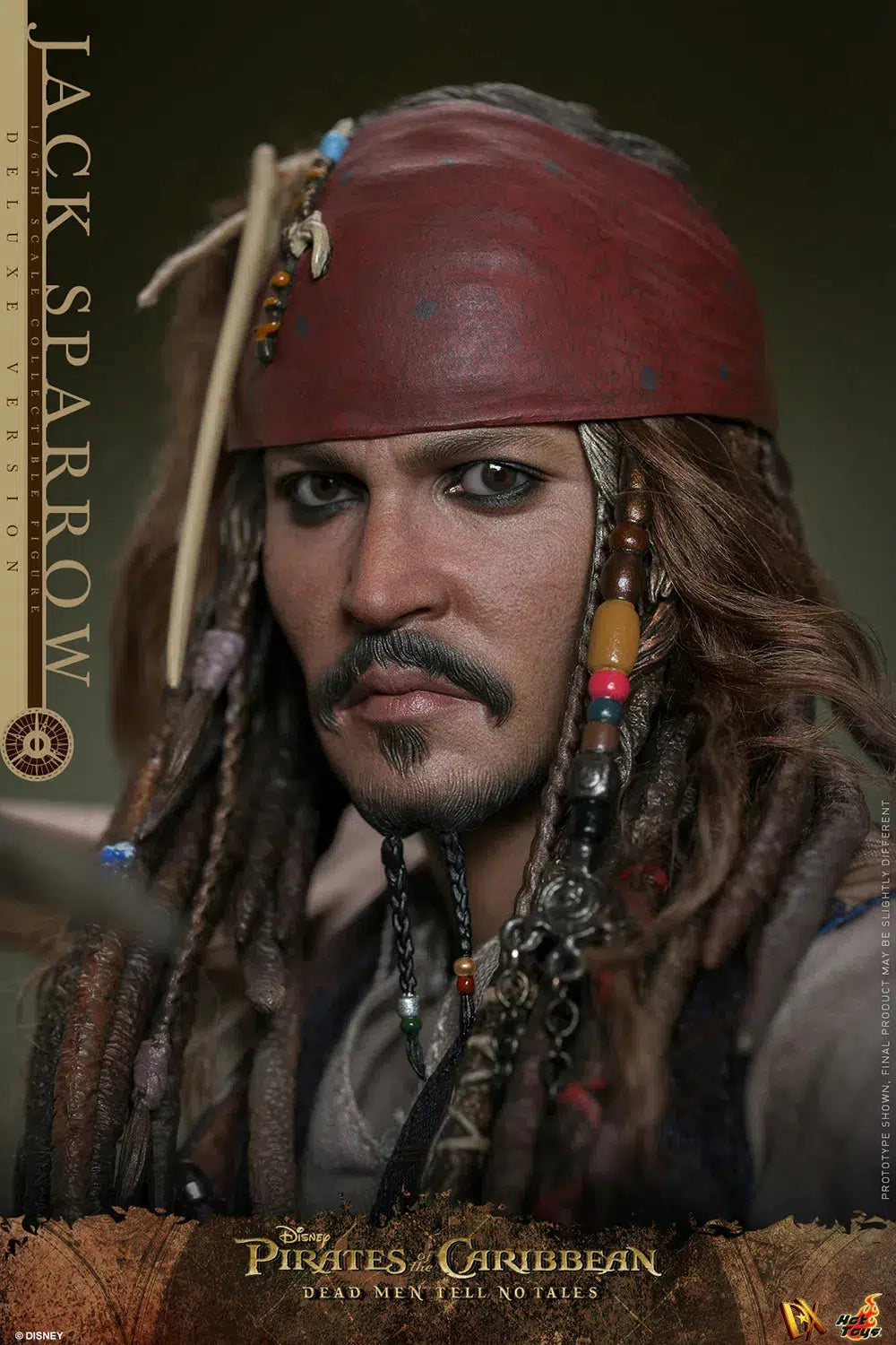 Jack Sparrow: Pirates Of The Caribbean: Dead Men Tell No Tales: Deluxe: Sixth Scale: DX38 Hot Toys