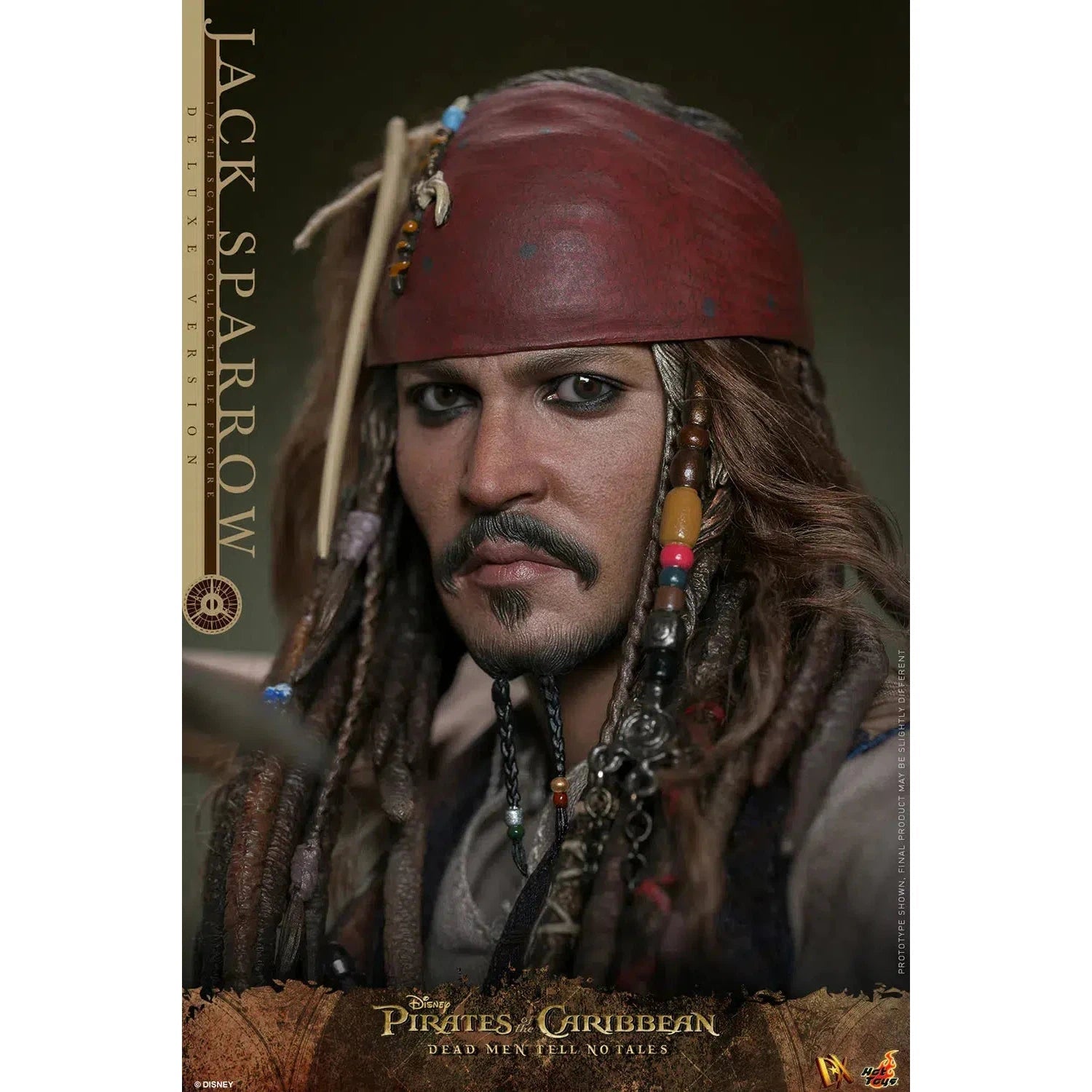 Jack Sparrow: Pirates Of The Caribbean: Dead Men Tell No Tales: Deluxe: Sixth Scale: DX38 Hot Toys