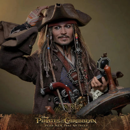 Jack Sparrow: Pirates Of The Caribbean: Dead Men Tell No Tales: Standard: Sixth Scale: DX37 - Hot Toys Action Figure