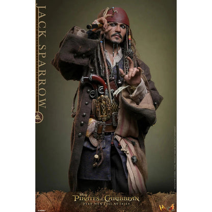 Jack Sparrow: Pirates Of The Caribbean: Dead Men Tell No Tales: Standard: Sixth Scale: DX37 - Hot Toys Action Figure