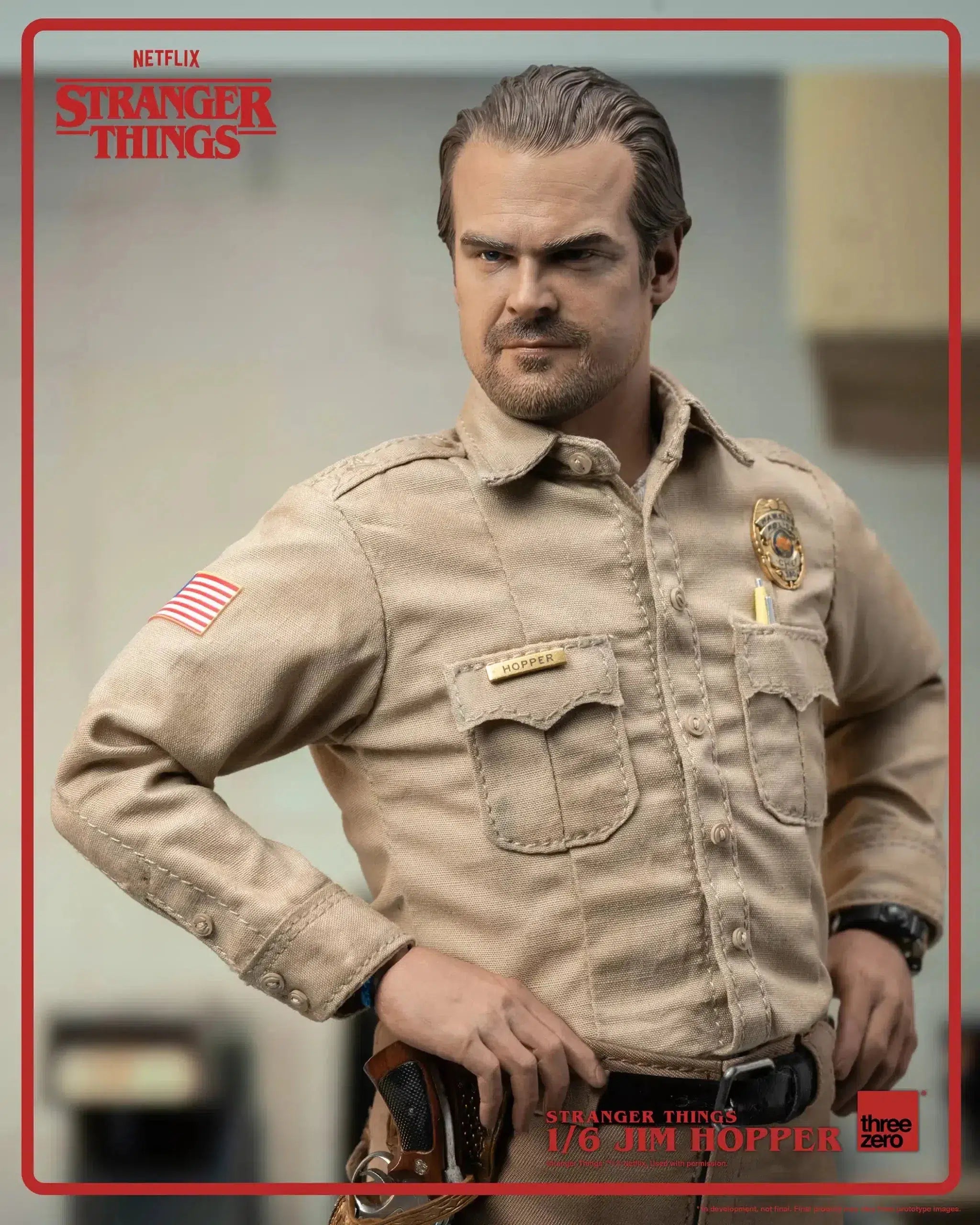 Jim Hopper: Stranger Things: Season 1: 1/6 Scale Figure ThreeZero