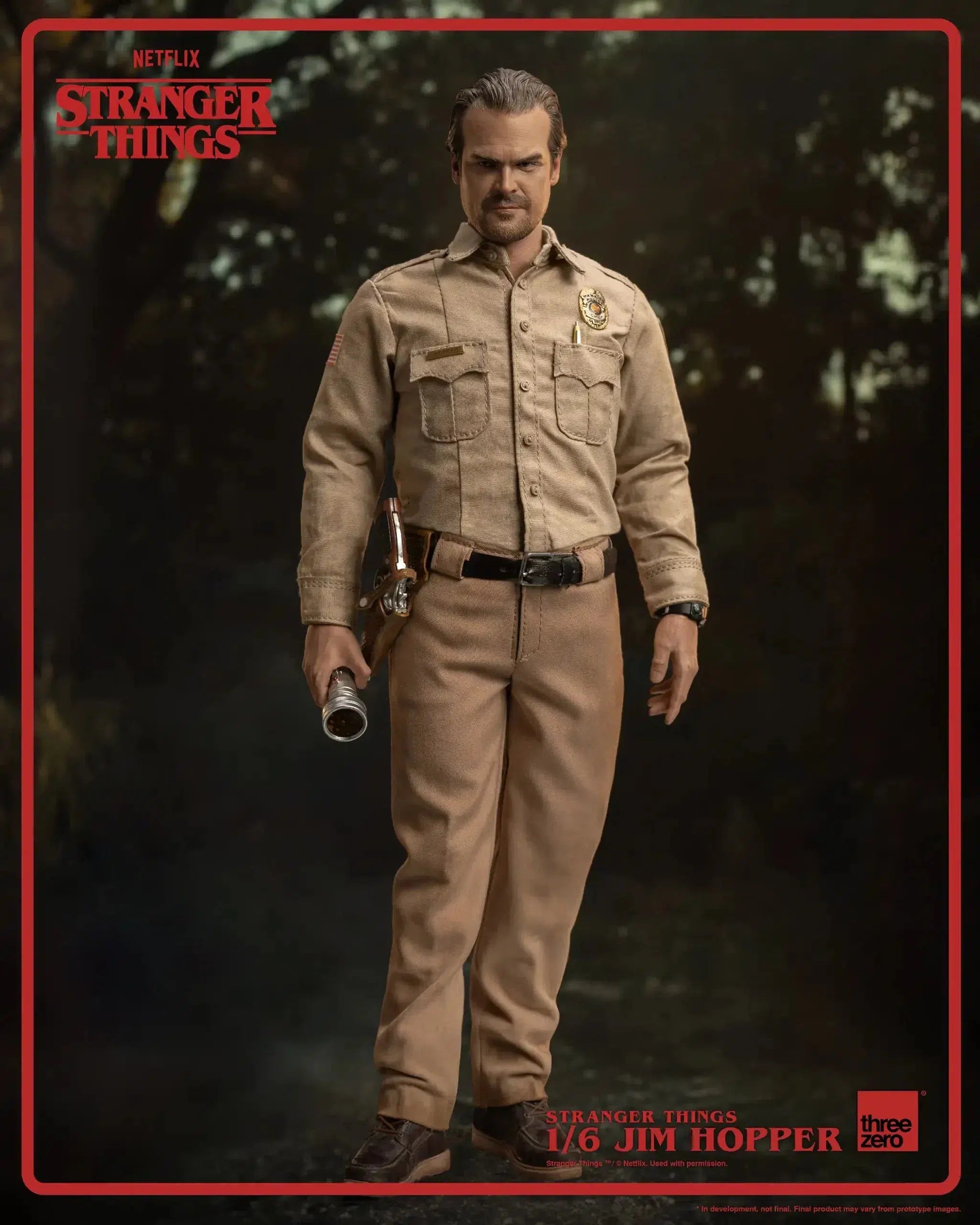 Jim Hopper: Stranger Things: Season 1: 1/6 Scale Figure ThreeZero